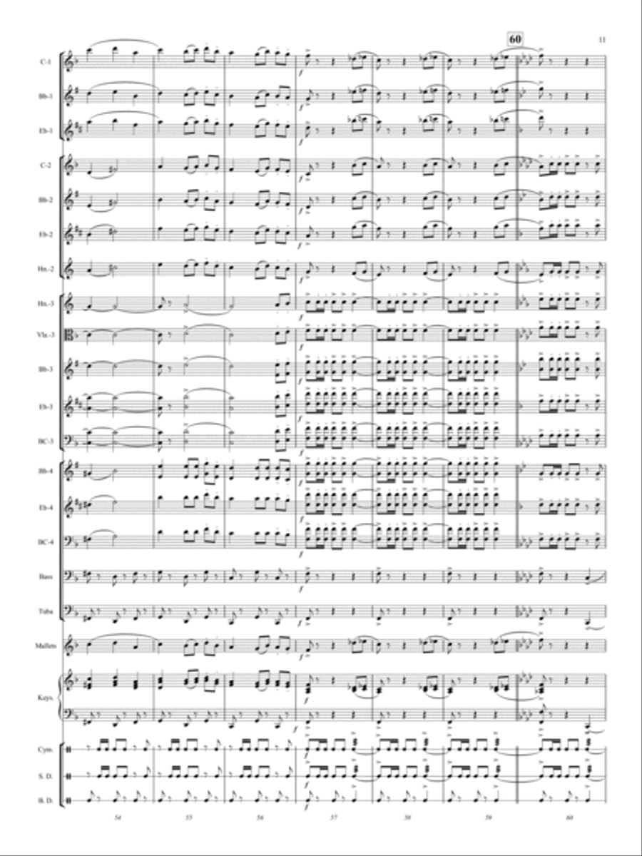 El Relicario Concert Band scores gallery preview page 10