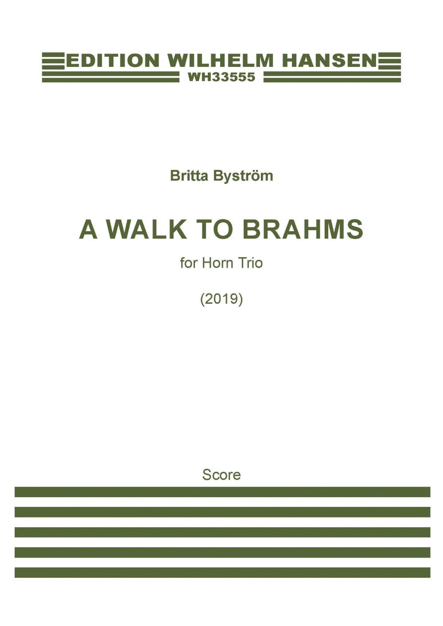 A Walk to Brahms Horn scores gallery preview page 1