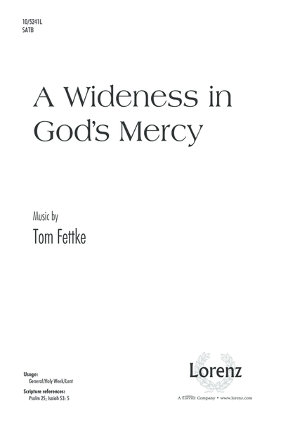 A Wideness In God's Mercy