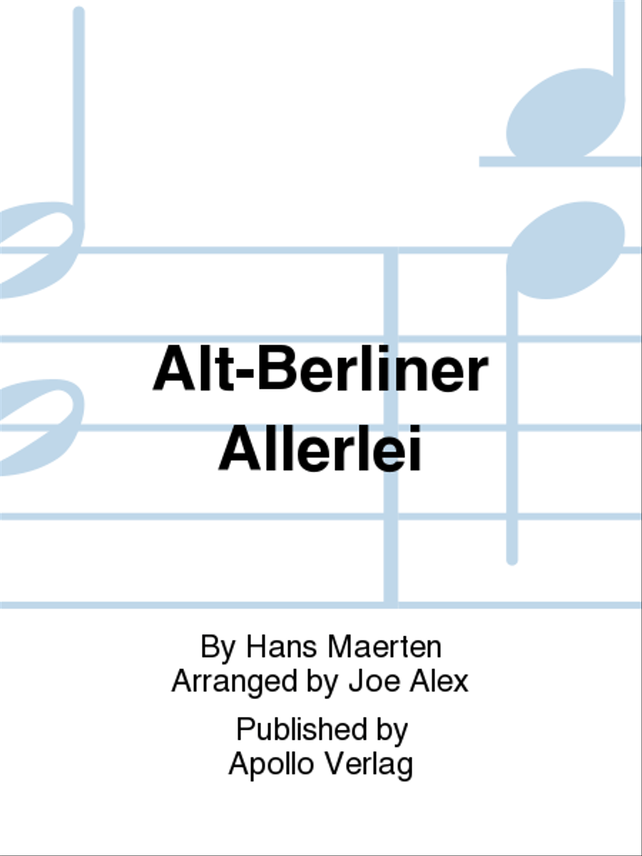 Alt-Berliner Allerlei Accordion scores gallery preview page 1