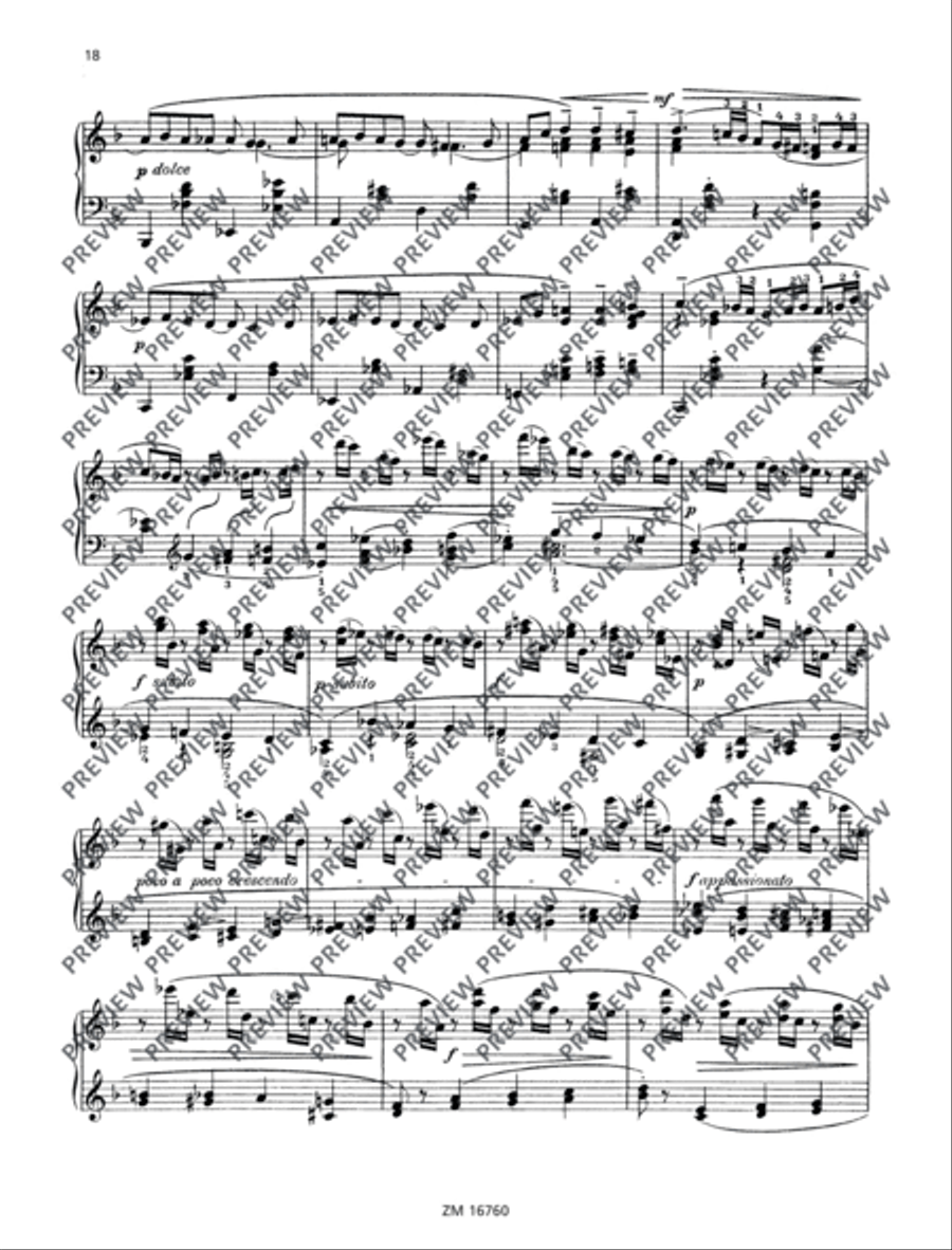 Romantic Sketches Piano Solo scores gallery preview page 19