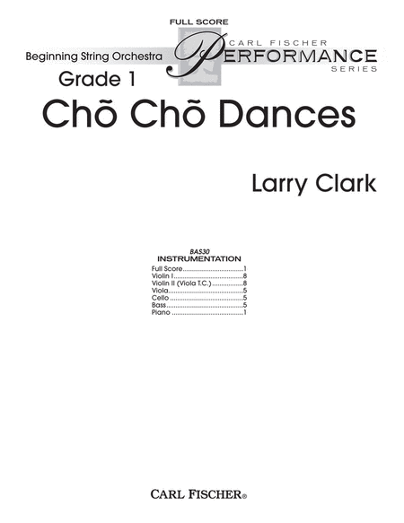 Cho Cho Dances