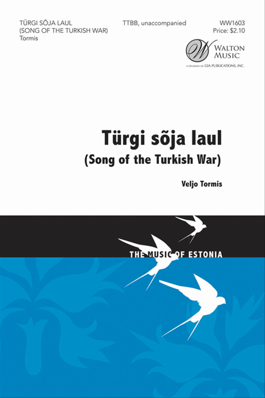 Türgi sõja laul TTBB scores gallery preview page 1