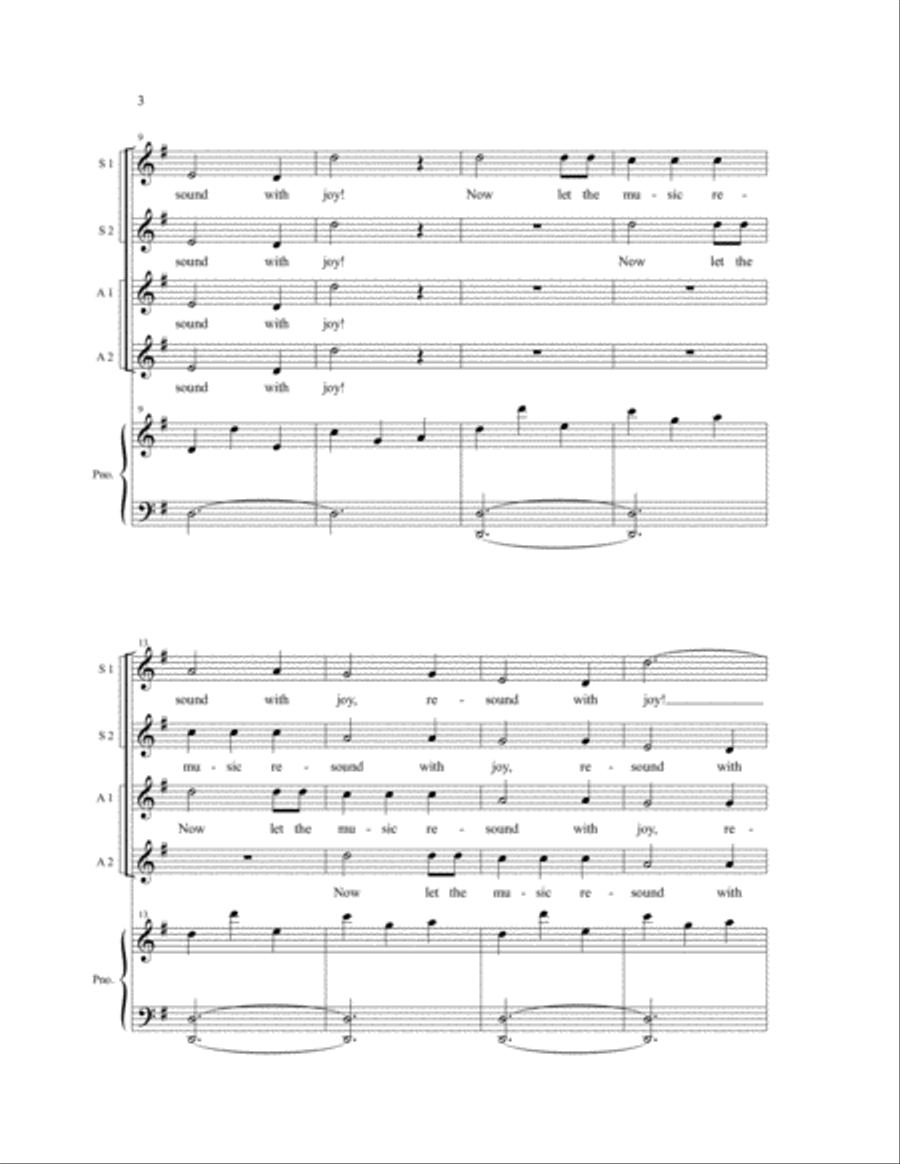 Let the Music Resound SSAA scores gallery preview page 3