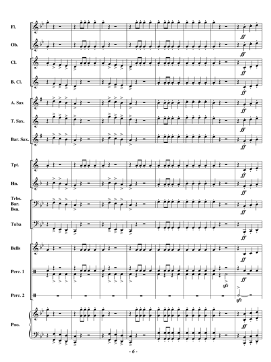 Independentia Concert Band scores gallery preview page 5