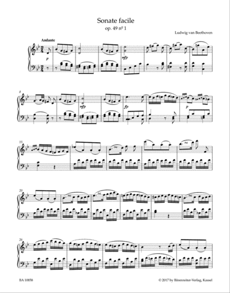 Two Sonatas for Pianoforte Piano Solo scores gallery preview page 2