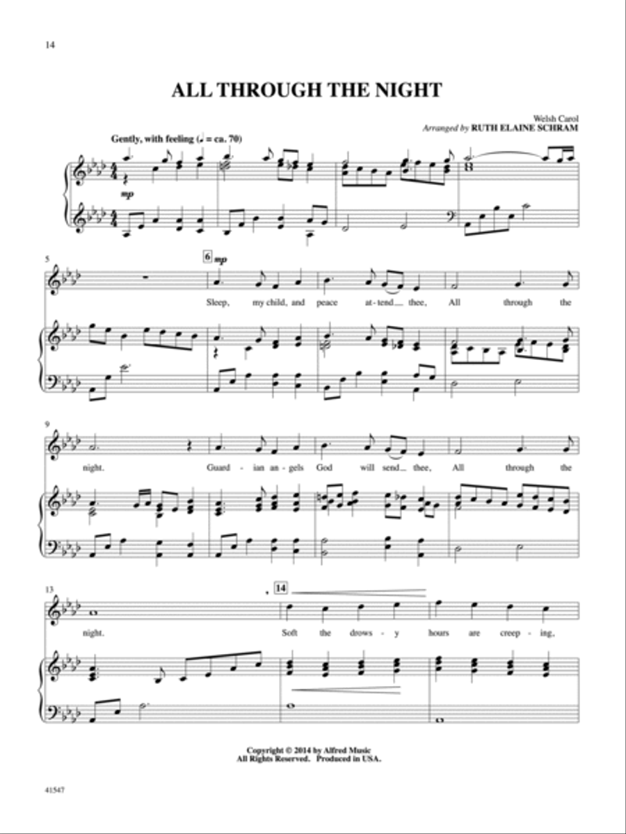 Folk Songs for Solo Singers, Volume 2 Voice scores gallery preview page 4
