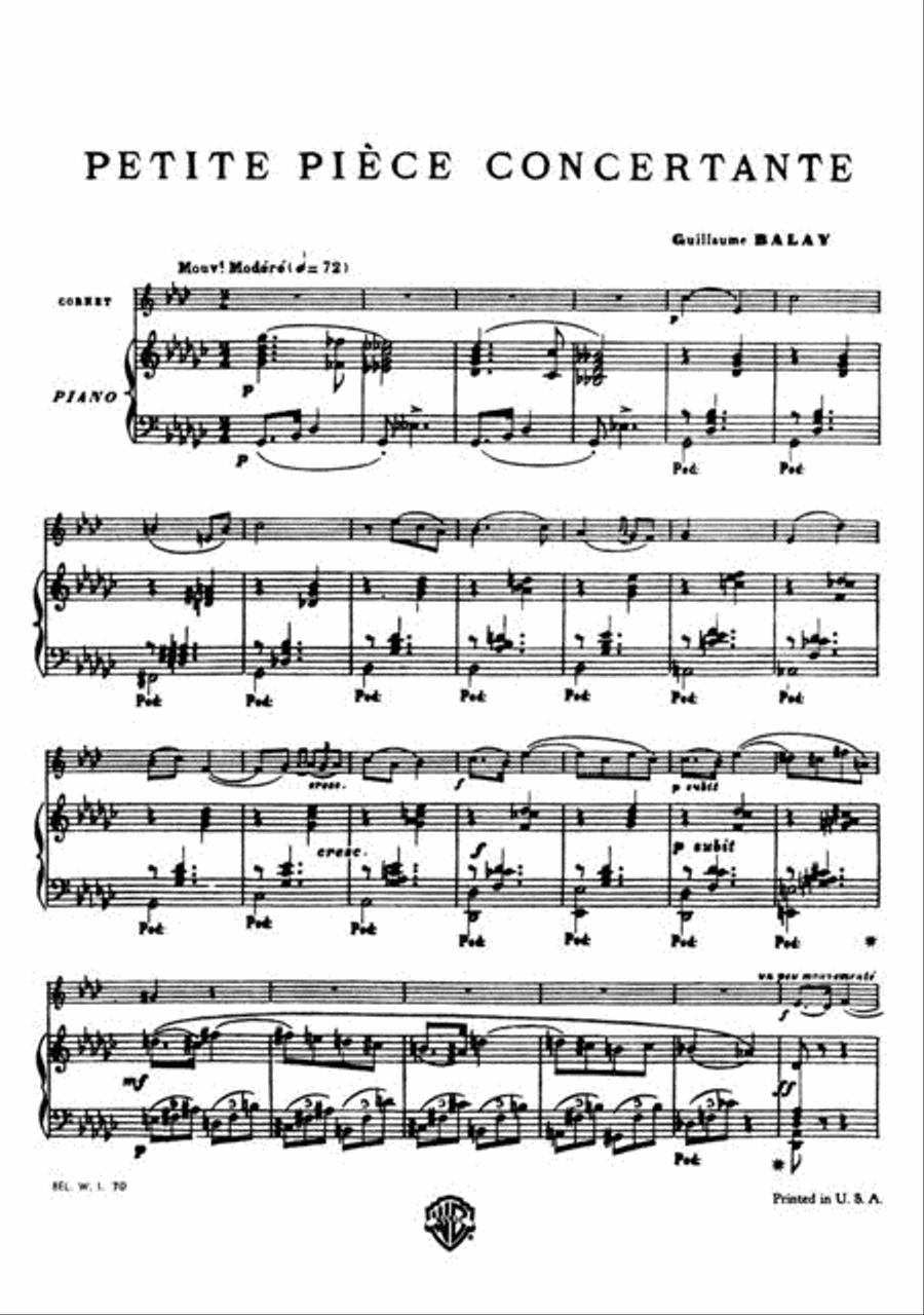 Petite Piece Concertante Small Ensemble scores gallery preview page 3