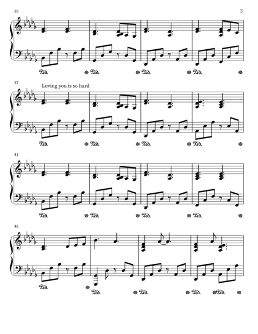 Dancing without Music Piano Solo scores gallery preview page 3