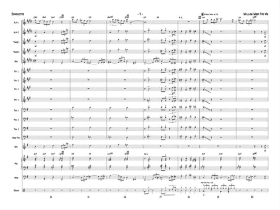 Willow Weep for Me Jazz Ensemble scores gallery preview page 4