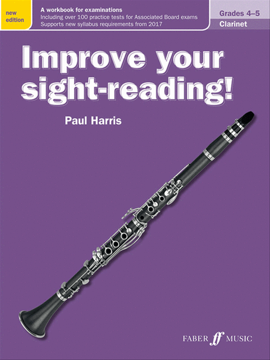 Improve Your Sight-reading! Clarinet, Grade 4-5 Clarinet scores gallery preview page 1