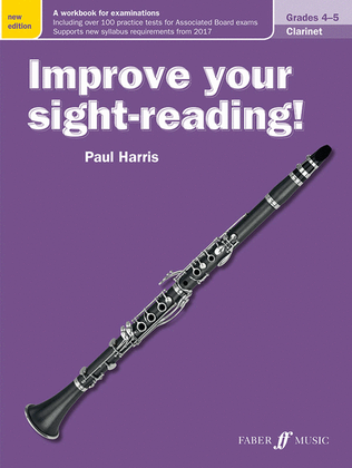 Book cover for Improve Your Sight-reading! Clarinet, Grade 4-5