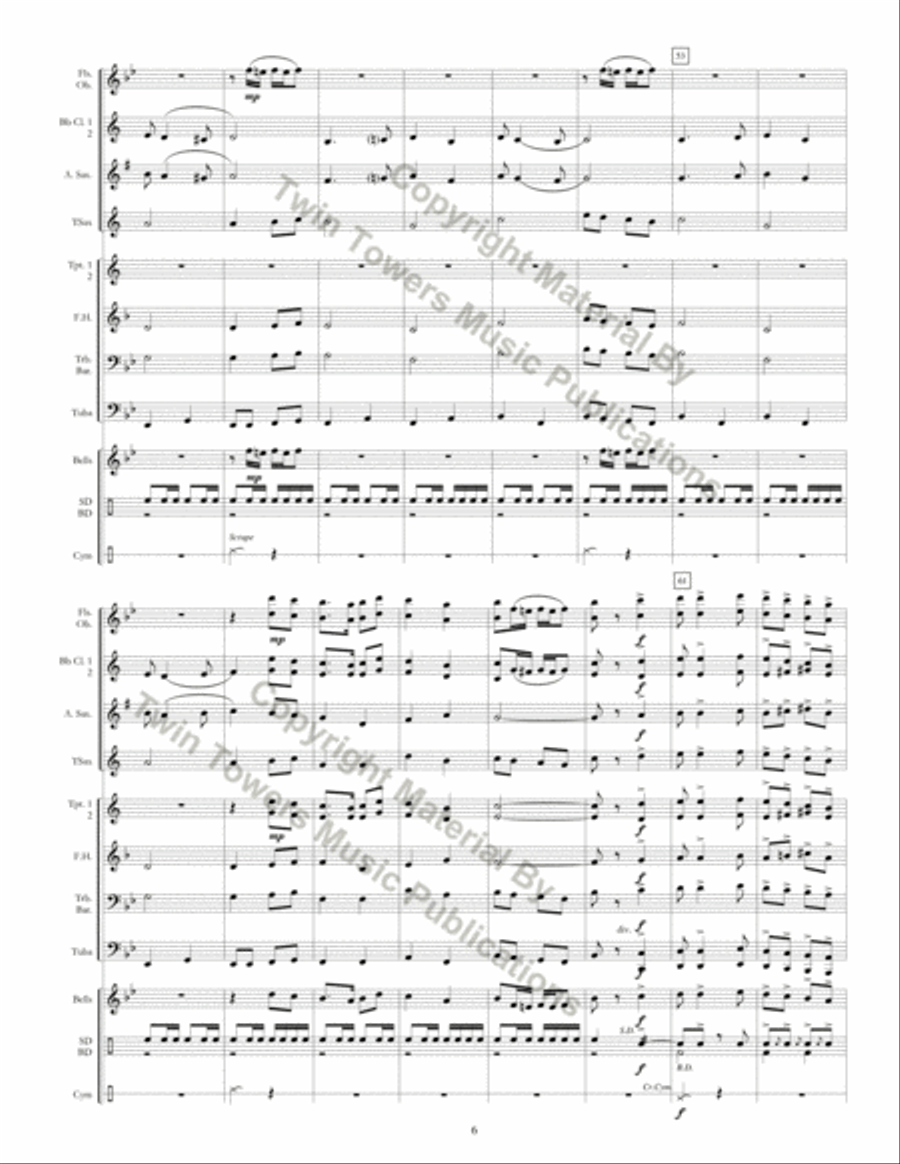 Victory Parade Concert Band scores gallery preview page 7