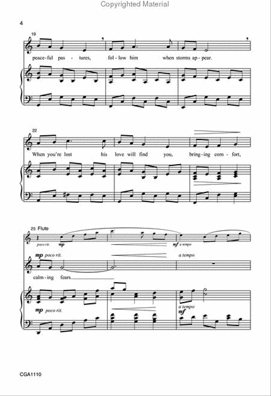 Little Lamb, The Shepherd Loves You Unison Choir scores gallery preview page 4