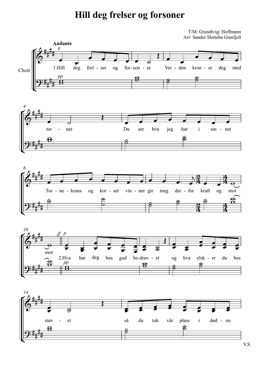 Hyll deg frelser og forsoner 4-Part scores gallery preview page 1
