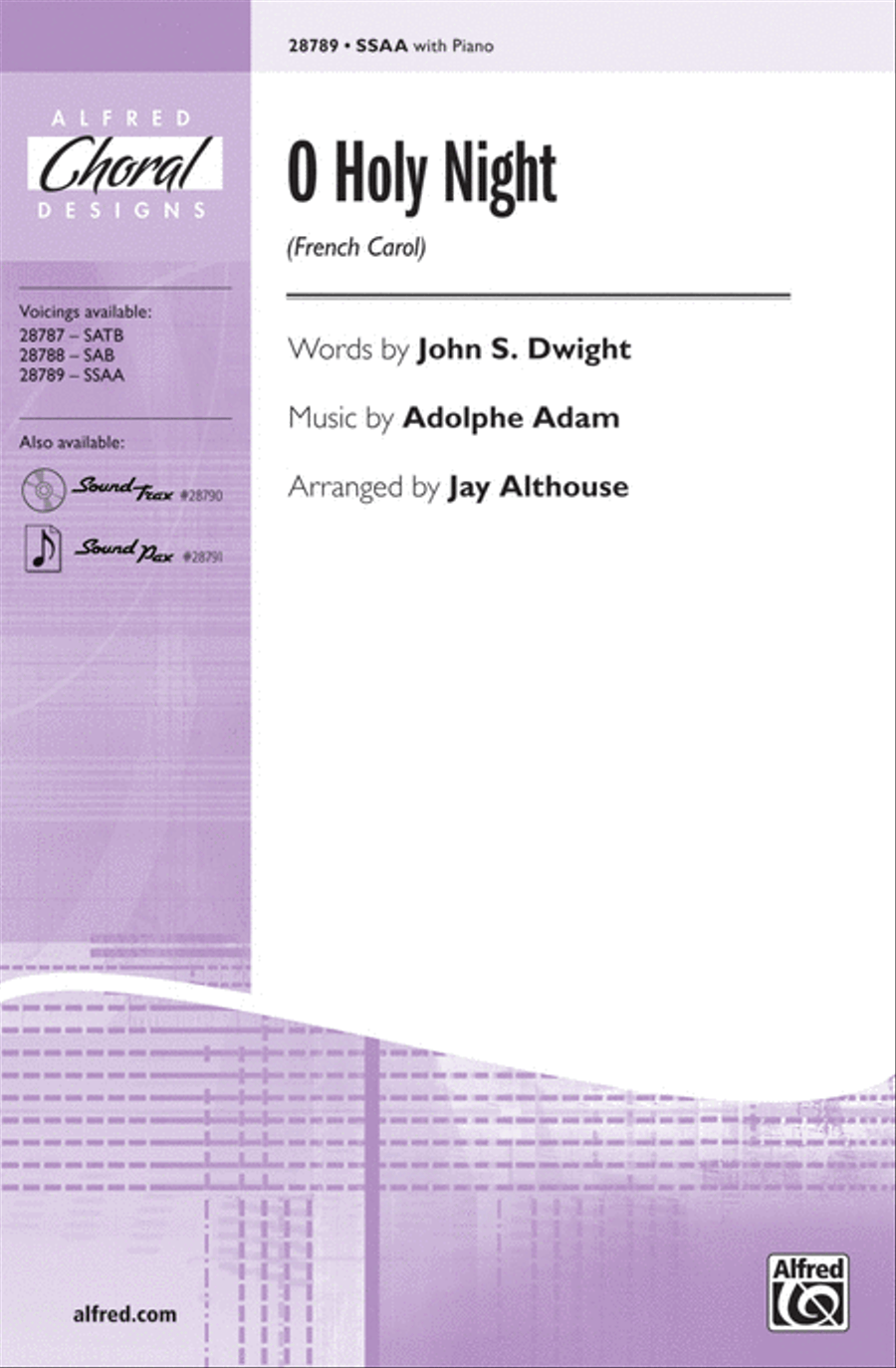 O Holy Night Women's Choir scores gallery preview page 1