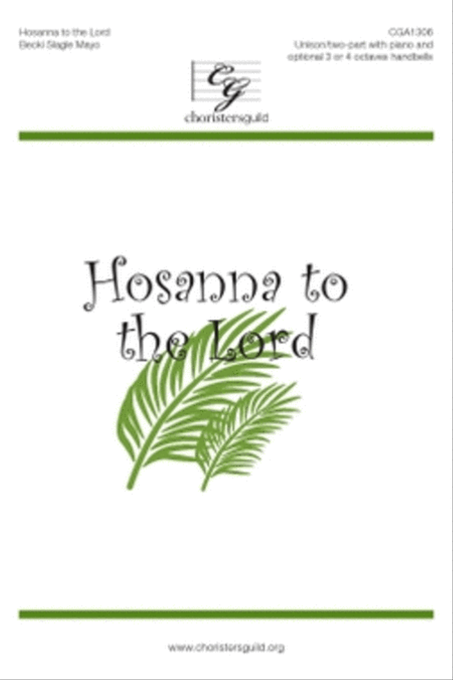 Hosanna to the Lord 2-Part scores gallery preview page 1
