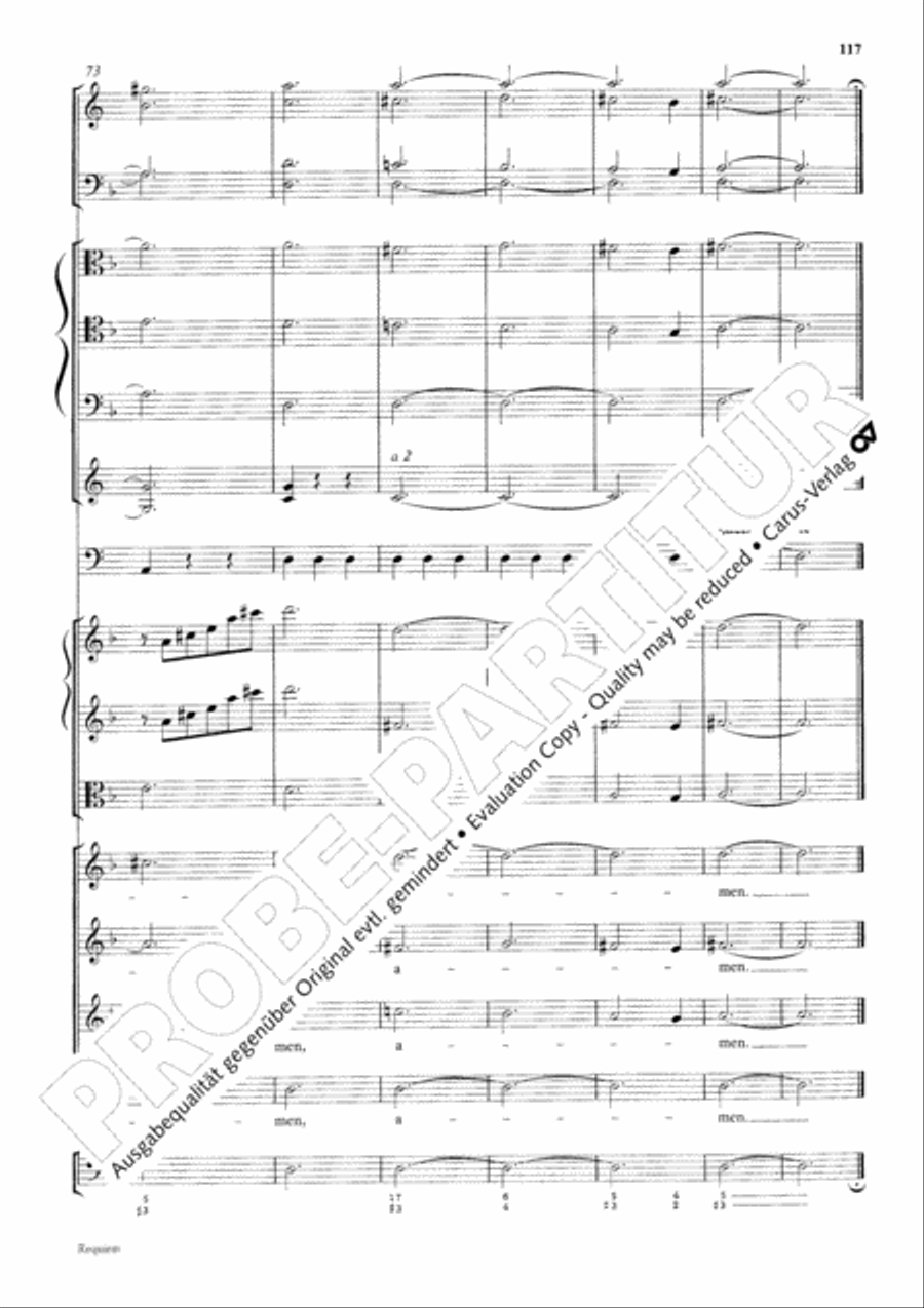 Requiem 4-Part scores gallery preview page 124