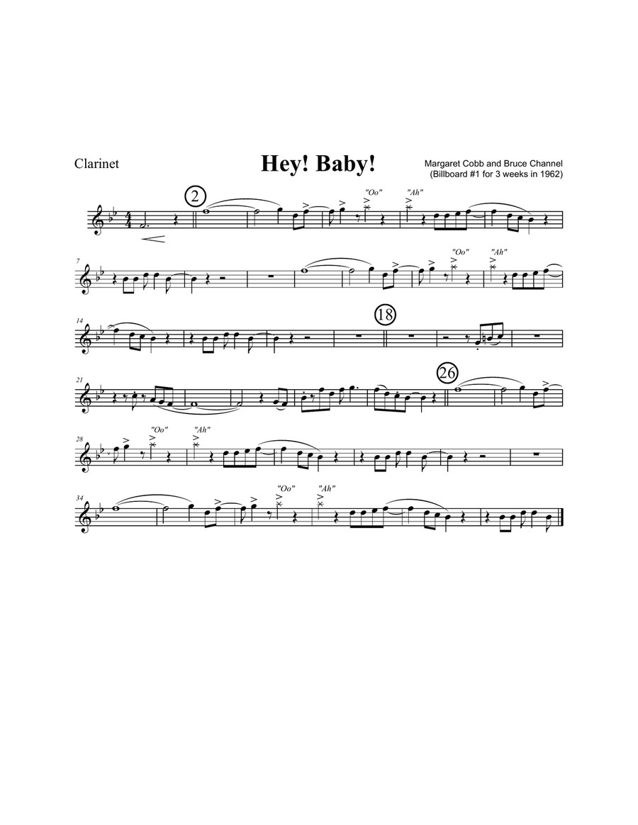 Hey! Baby! Jazz Ensemble scores gallery preview page 6