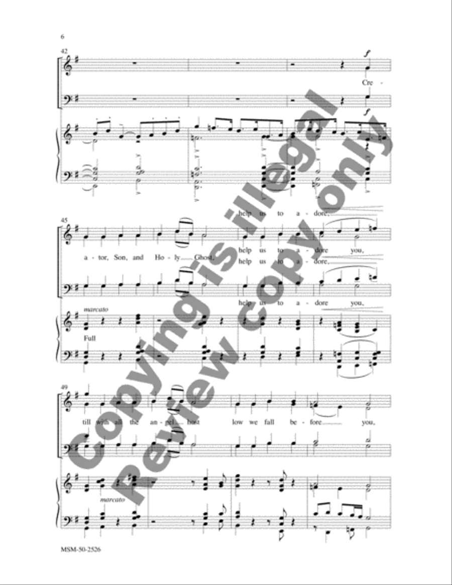 Come, You People, Rise and Sing 4-Part scores gallery preview page 6