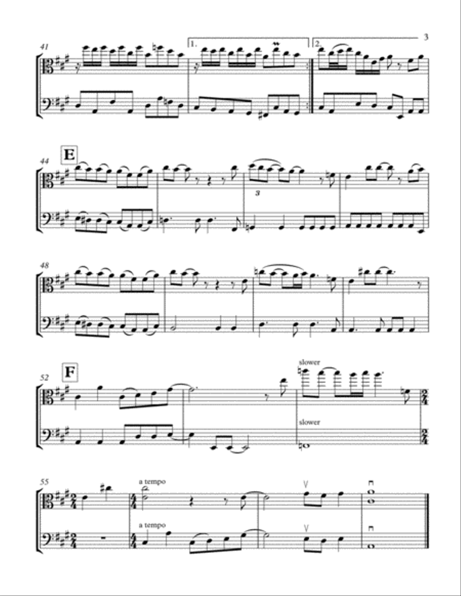 In My Life In My Life String Duet scores gallery preview page 4