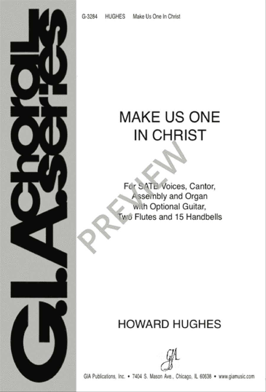 Make Us One In Christ 4-Part scores gallery preview page 2