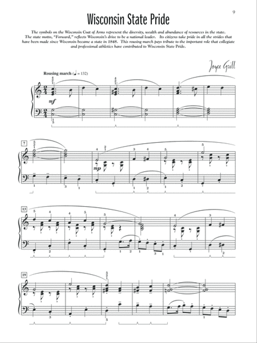 Snapshots of Wisconsin Snapshots of Wisconsin Piano Method scores gallery preview page 4