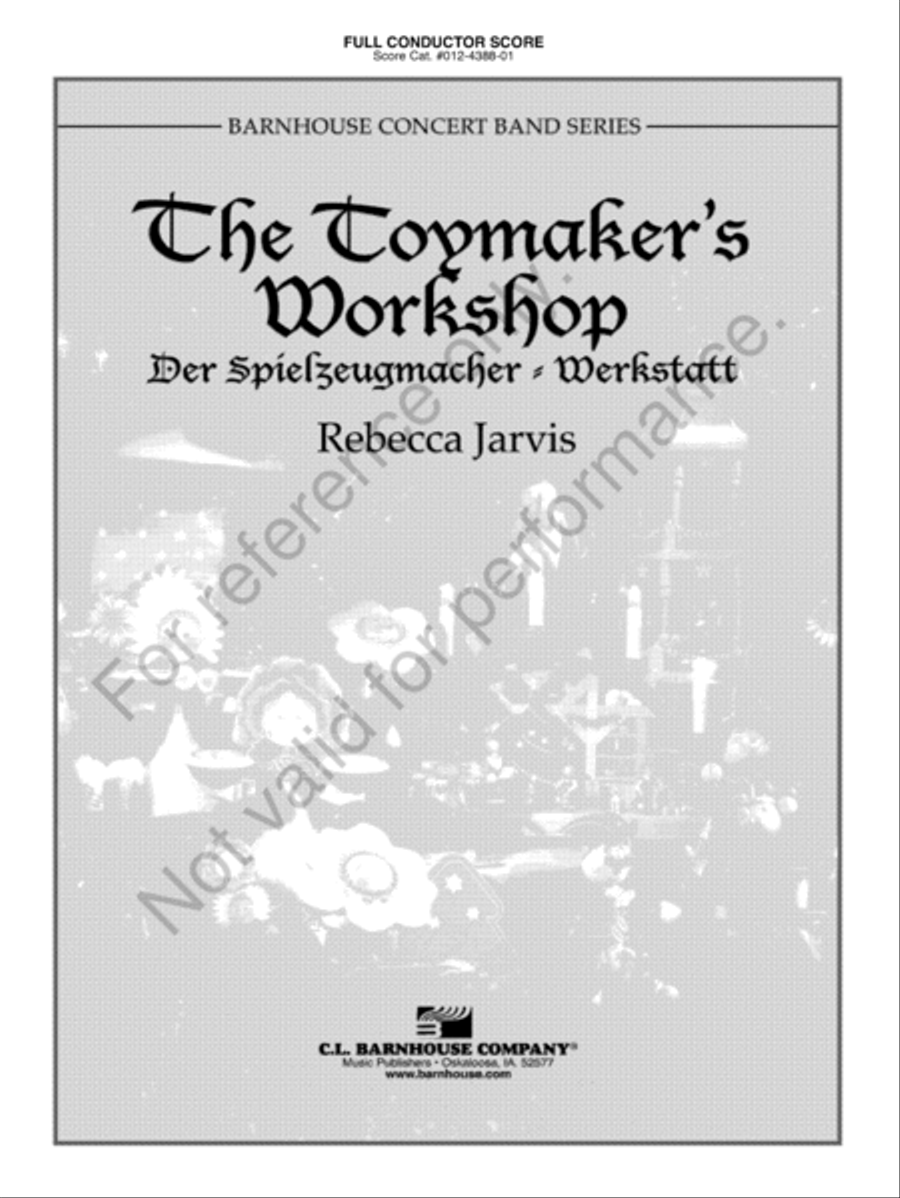 The Toymaker's Workshop Concert Band scores gallery preview page 2