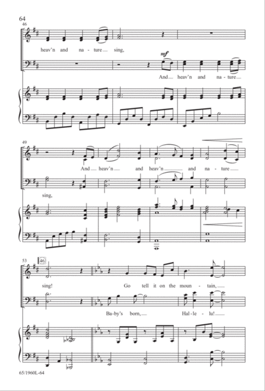 A New Birth...A New Beginning 4-Part scores gallery preview page 65