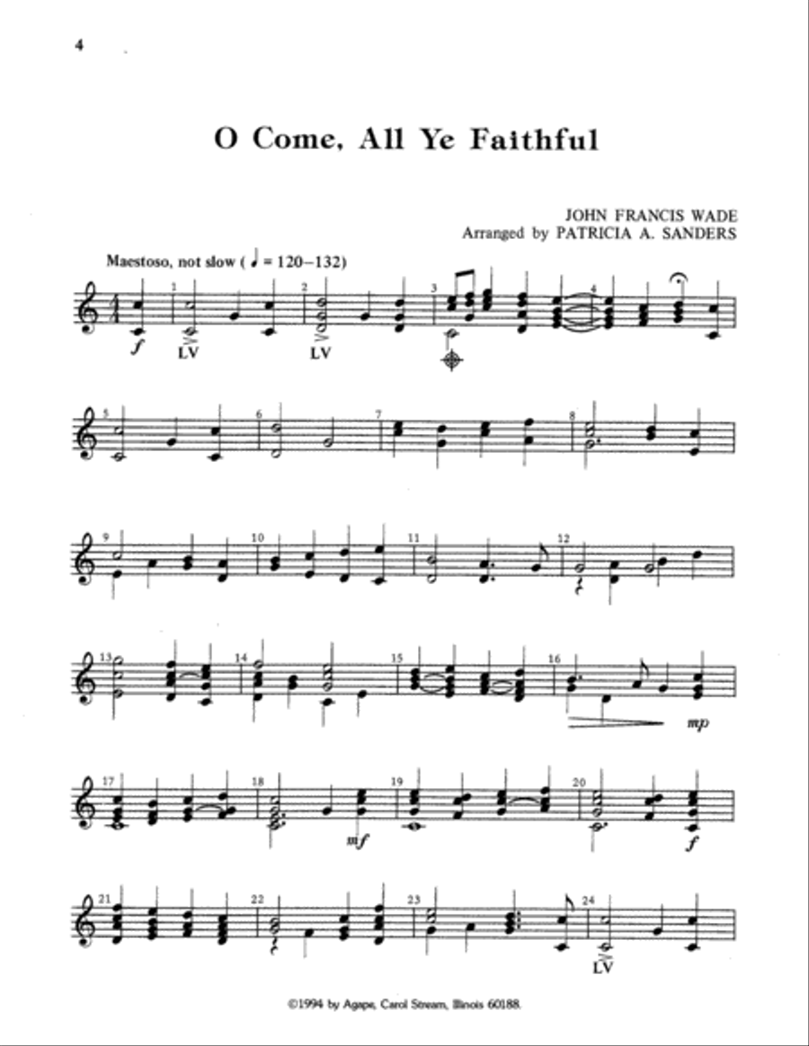 The Twelve Bells of Christmas Handbell Choir scores gallery preview page 2
