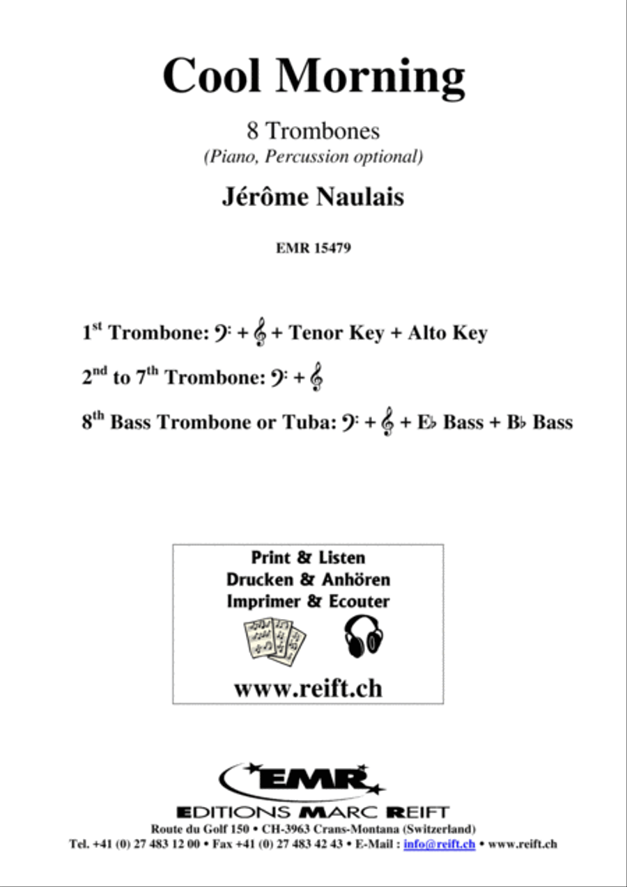 Cool Morning Trombone scores gallery preview page 2
