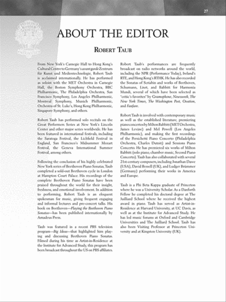 Beethoven: Sonata No. 26 in E-flat Major, Opus 81a (Das Lebewohl) Piano Solo scores gallery preview page 6