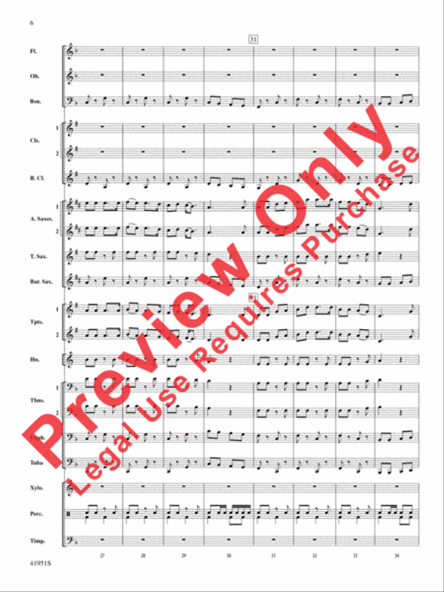 Hobo Train Concert Band scores gallery preview page 7