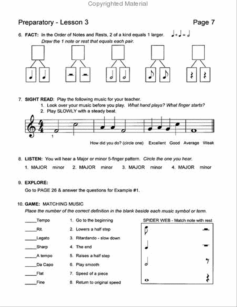 Just the Facts II - Preparatory Level School and Community scores gallery preview page 2