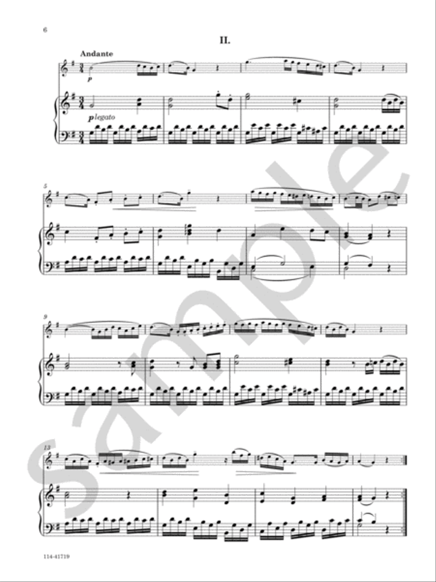 Sonata In C, K. 545 Chamber Music scores gallery preview page 5