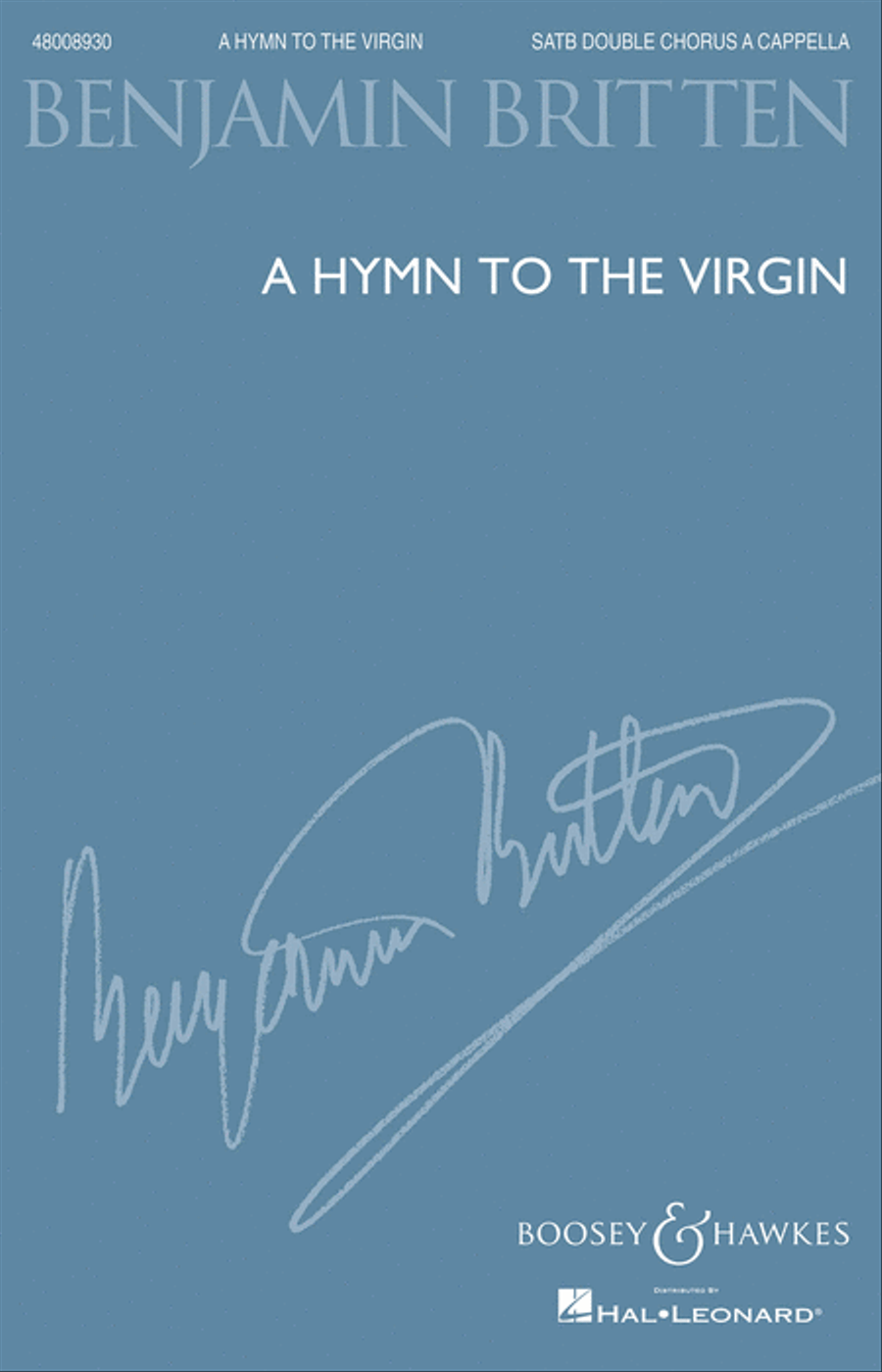 A Hymn to the Virgin SSAATTBB scores gallery preview page 1