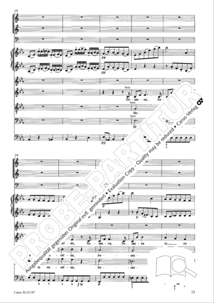 Requiem in C minor 4-Part scores gallery preview page 80