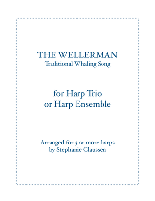 Book cover for The Wellerman - for 3 harps or harp ensemble