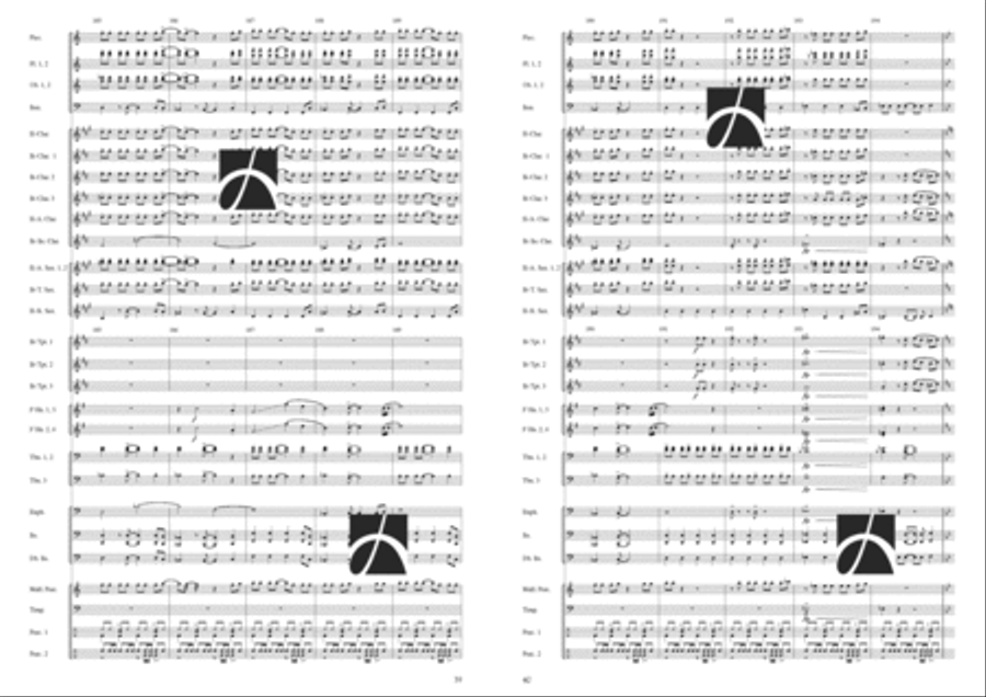 Tanz der Vampire Concert Band scores gallery preview page 18