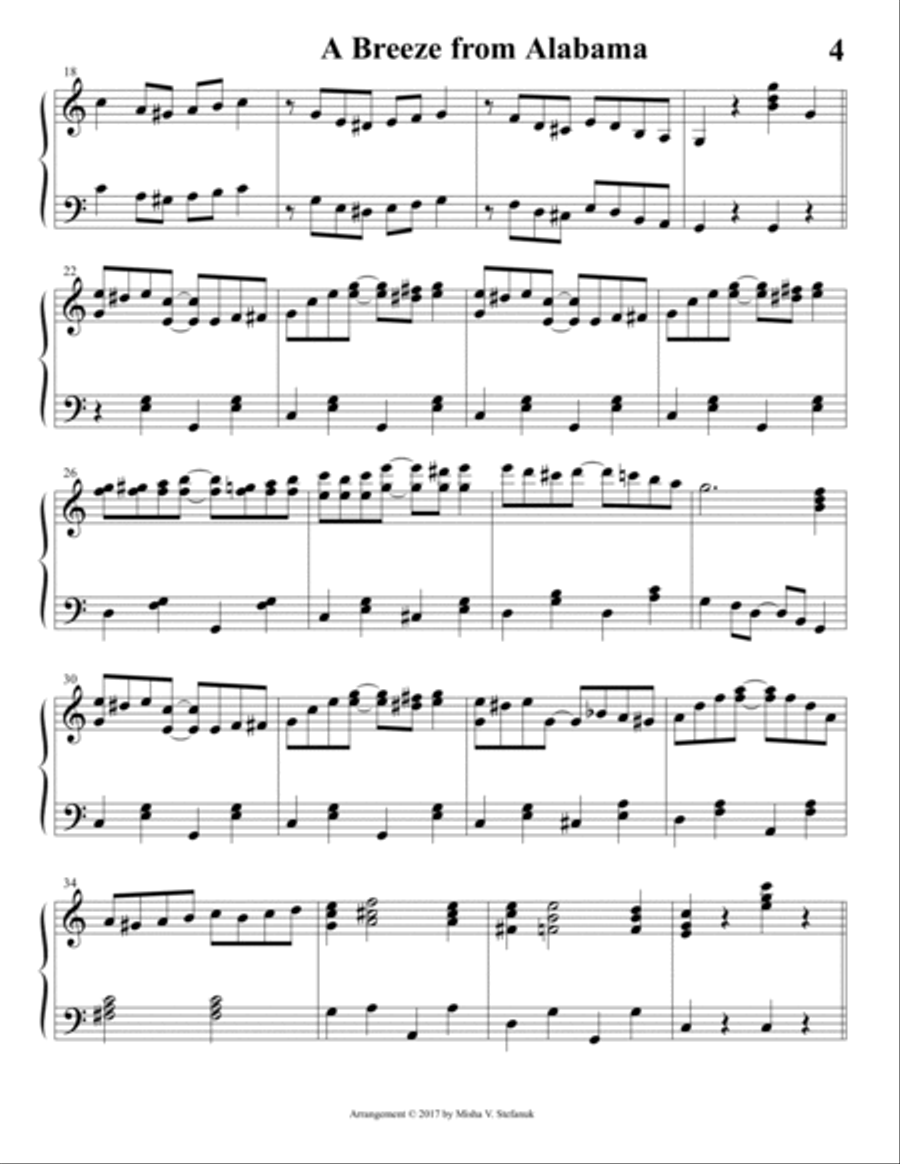 Scott Joplin Easy Piano Classics Easy Piano scores gallery preview page 4