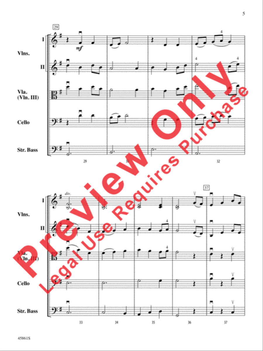 Beauteous Spirit String Orchestra scores gallery preview page 5