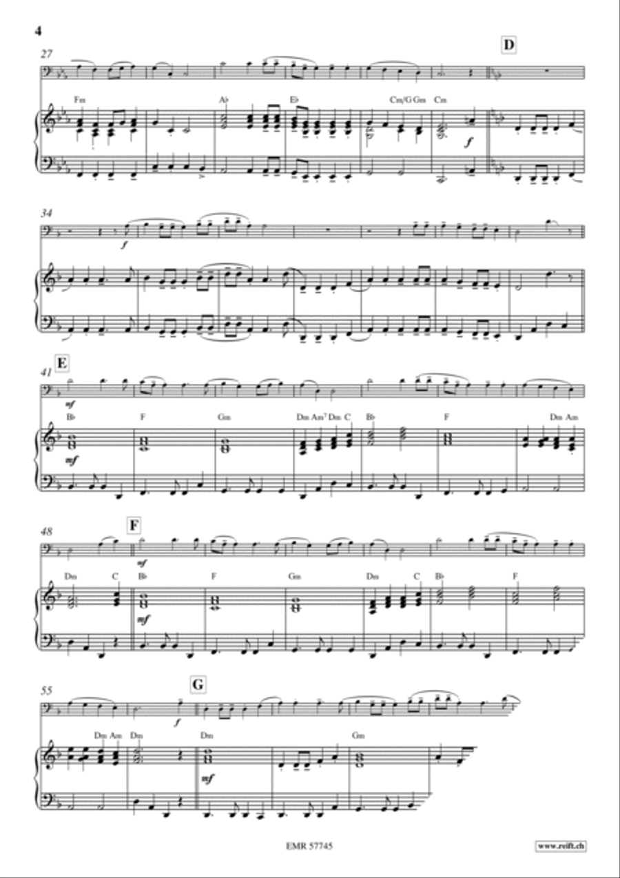 Wellerman Piano Accompaniment scores gallery preview page 6