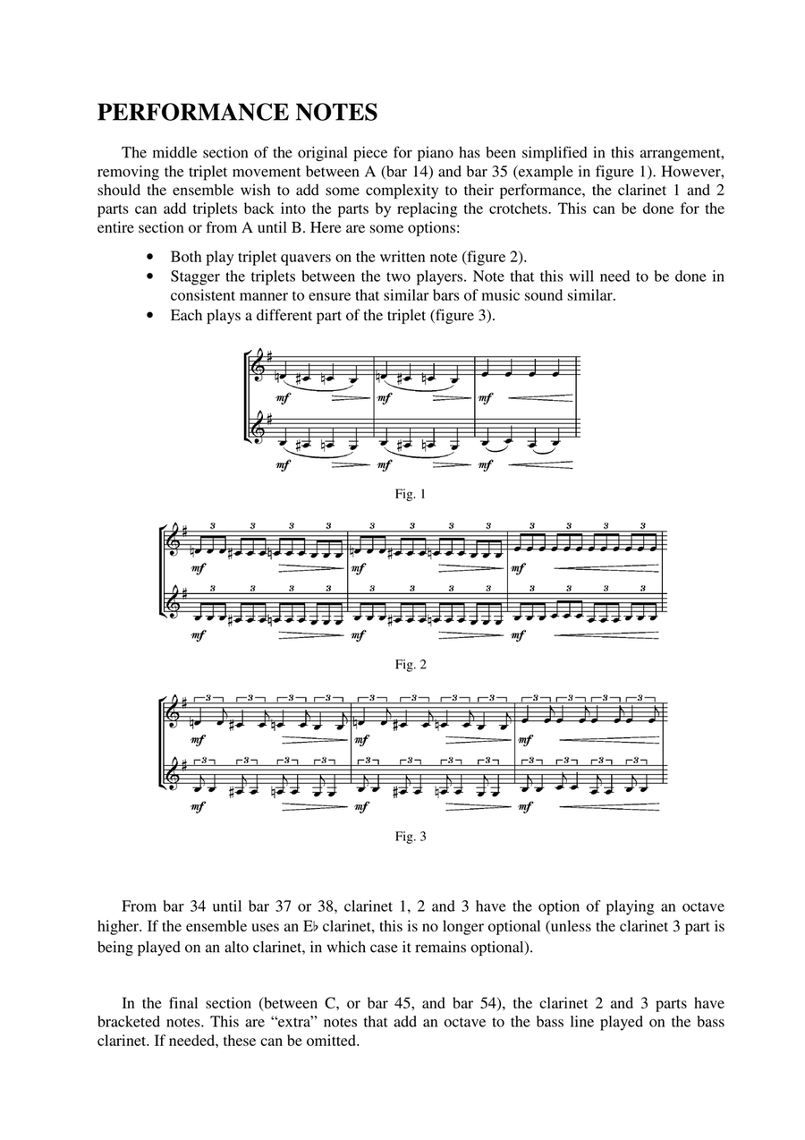 Prelude in C-sharp minor (Rachmaninoff) - Clarinet Quartet Clarinet Quartet scores gallery preview page 3