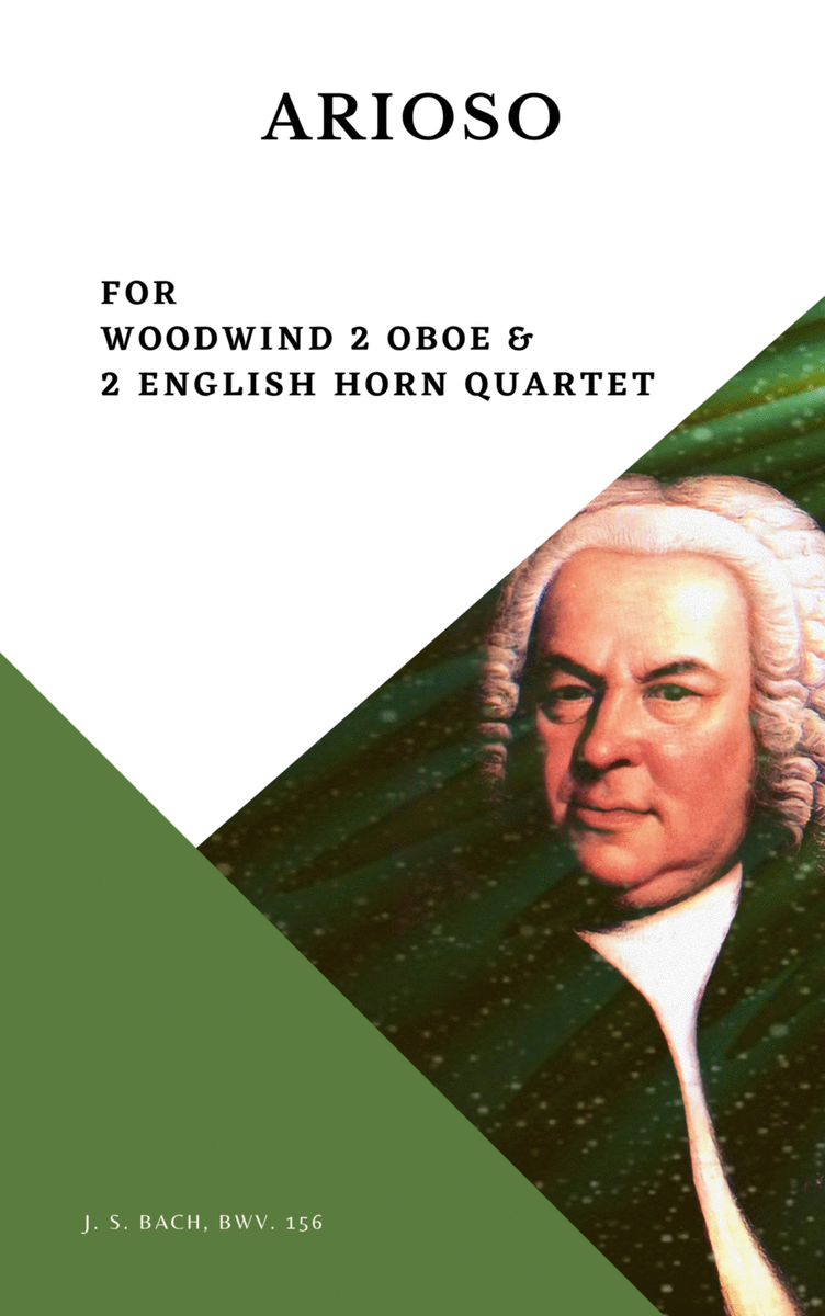 Arioso Bach Woodwind Quartet 2 Oboes 2 English Horns image number null