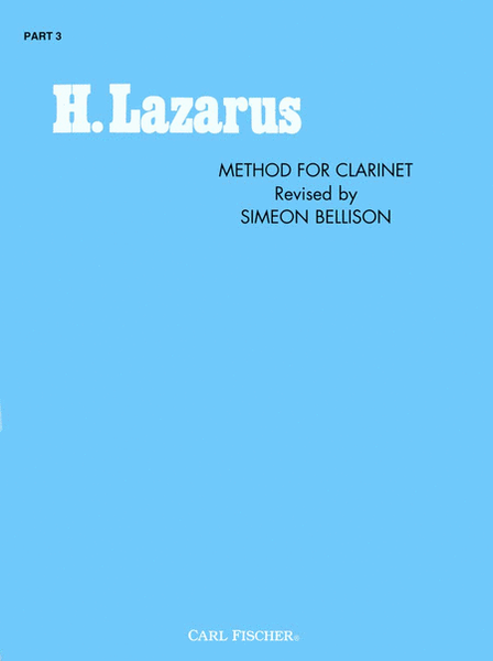 Method For Clarinet