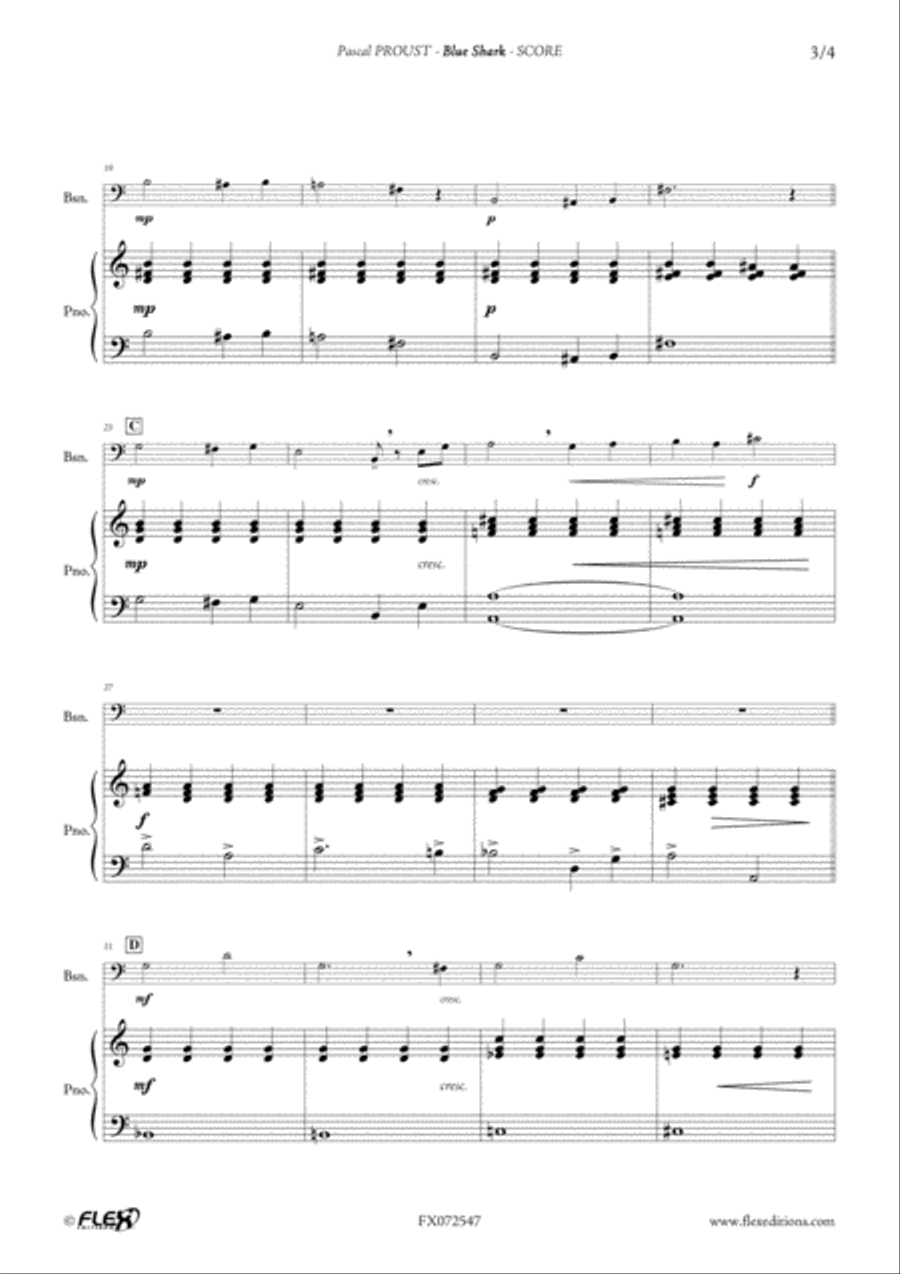 Blue Shark Bassoon scores gallery preview page 3