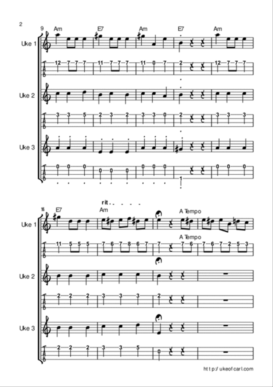 Group Ukulele Book 2 - Ukulele Duets and More! Ukulele scores gallery preview page 2