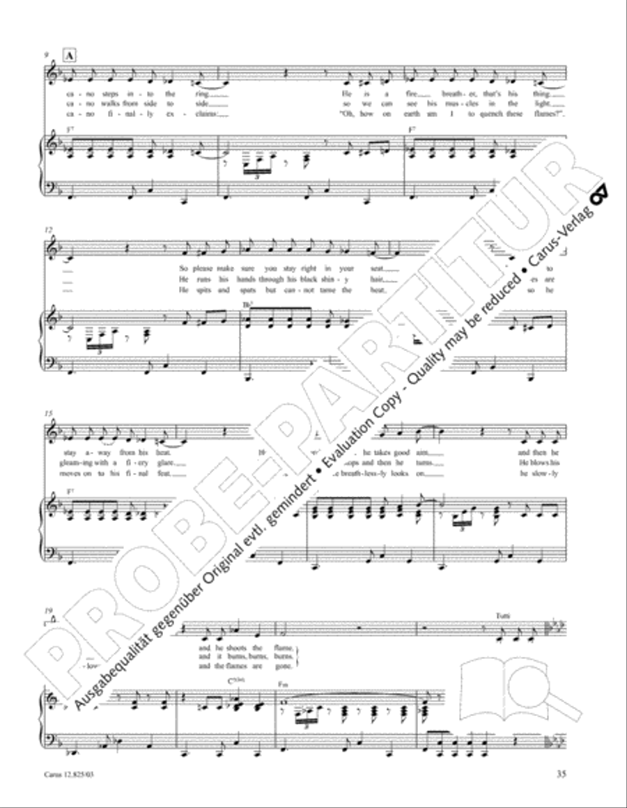 Circus Allegro Circus Allegro Choir scores gallery preview page 36