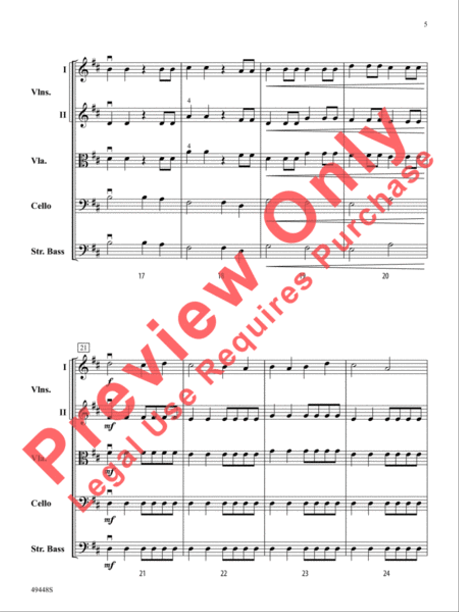 Exhilaration Exhilaration String Orchestra scores gallery preview page 6