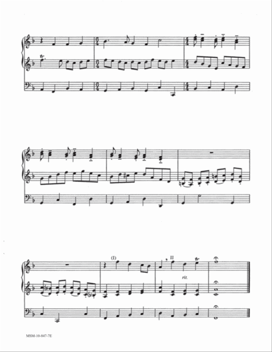 Christ Is the King Organ scores gallery preview page 2